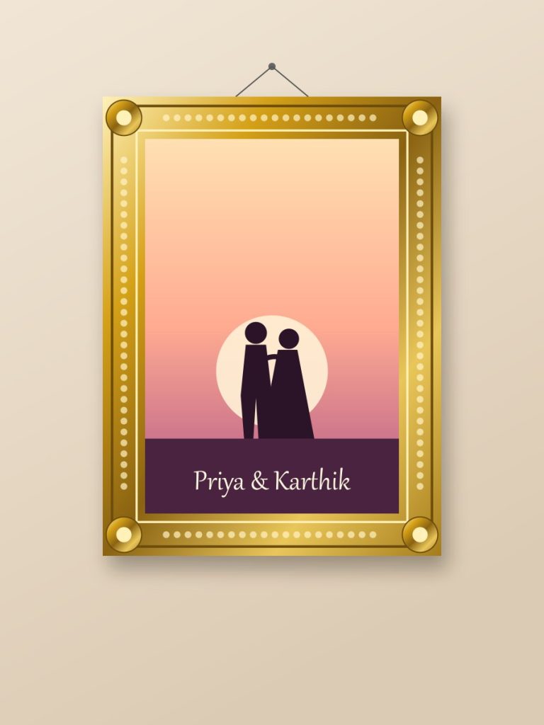 Jayam Frame Gold Ornate Wedding 768x1024