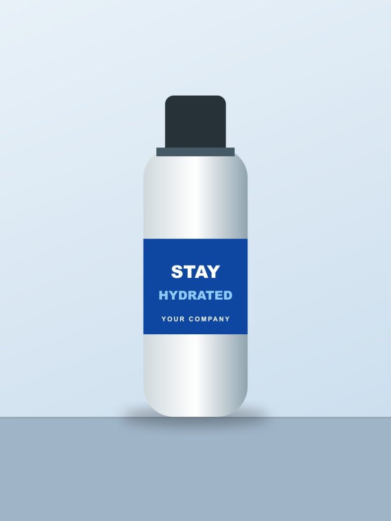 Souvenirs Branded steel water bottle corporate gift