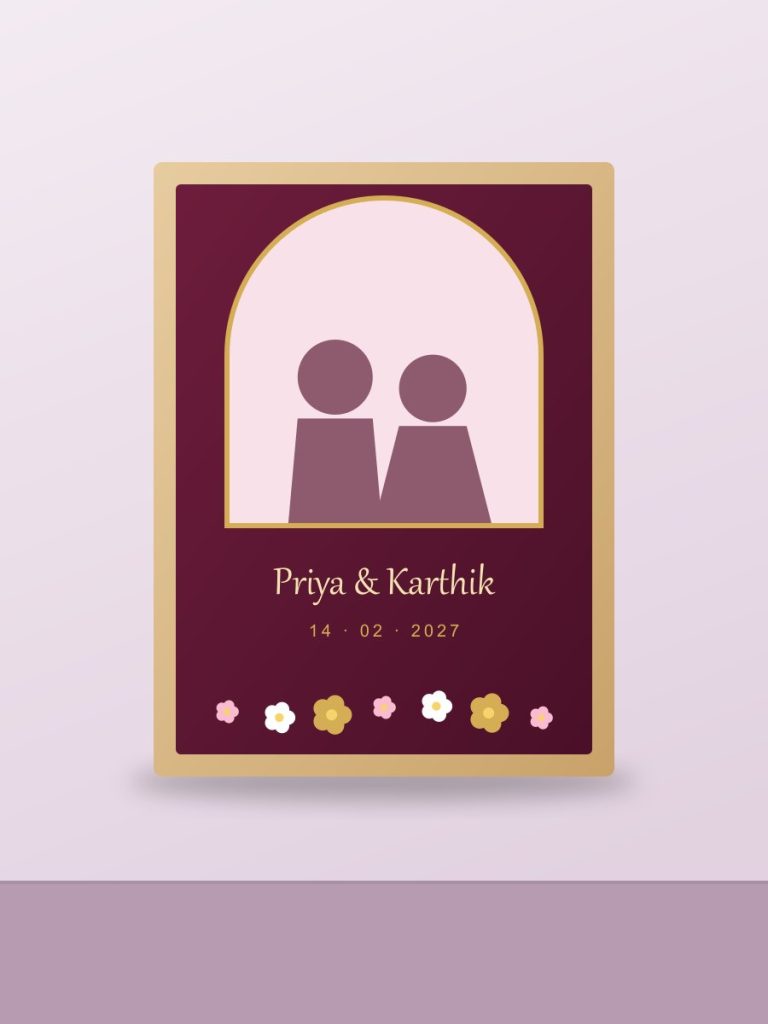Souvenirs Wedding couple photo memento plaque